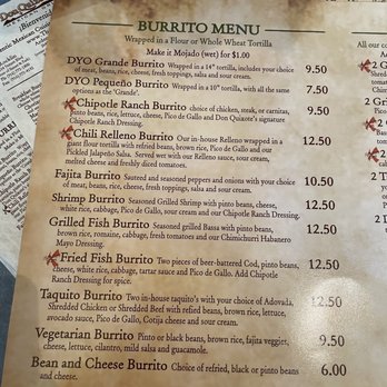 Don Quixote's Mexican Grill - Menu - Mexican Near Me - Rocklin, California