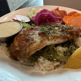 Slapfish - Fish with rice and salad - Seafood Near Me - Fishers, Indiana Slapfish - Fish with rice and salad - Seafood Near Me - Fishers, Indiana