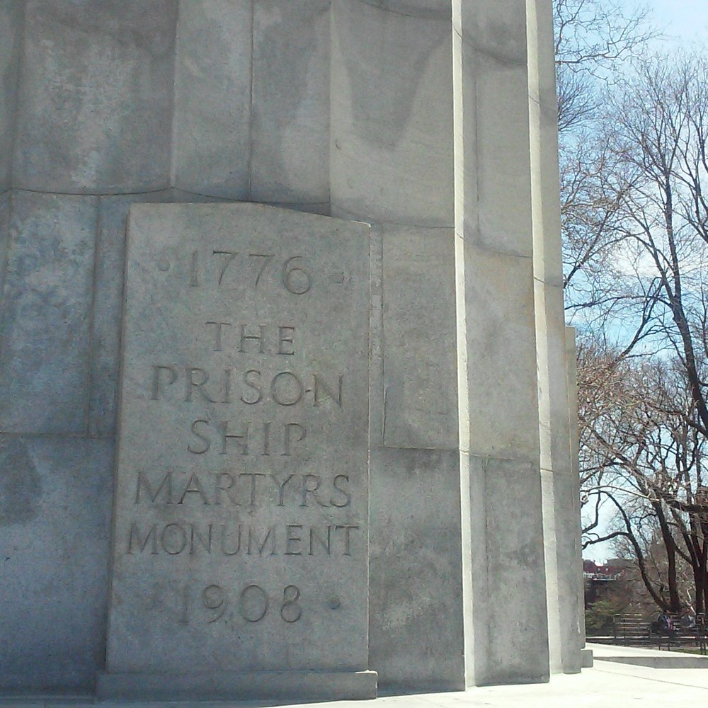 Fort Greene Park - the prison ship martyrs monument.  also as seen in the video for "i got a man" - Parks Near Me - Brooklyn, New York