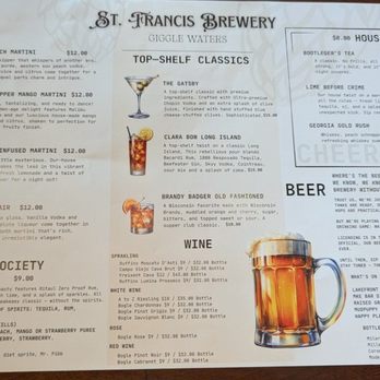 St. Francis Brewery - Drink menu - Brewpubs Near Me - Saint Francis, Wisconsin St. Francis Brewery - Drink menu - Brewpubs Near Me - Saint Francis, Wisconsin