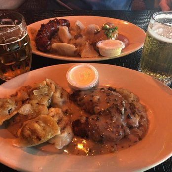 Pierogi Grill - Schnitzel, pierogis , kielbasa, sauerkraut, and stuffed cabbage.  Yum! - Polish Near Me - Clearwater, Florida