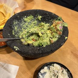 Guacamole, after my son had eaten about half of it.