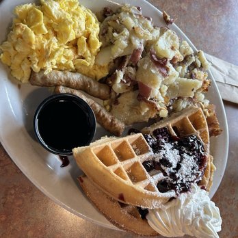 Huckleberry's Breakfast and Lunch - French Quarter Platter - Breakfast & Brunch Near Me - Stockton, California Huckleberry's Breakfast and Lunch - French Quarter Platter - Breakfast & Brunch Near Me - Stockton, California