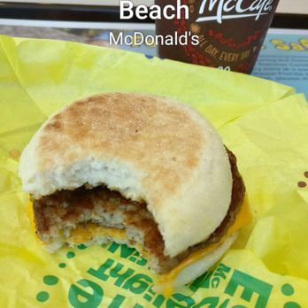 McDonald's - McDonalds English Muffin with sausage. - Fast Food Near Me - Ponte Vedra Beach, Florida
