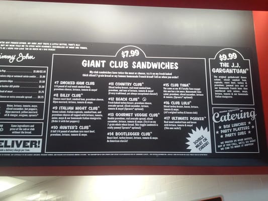 Menu photo 2 Jimmy John's Valencia, CA Menu photo 2 Jimmy John's Valencia, CA