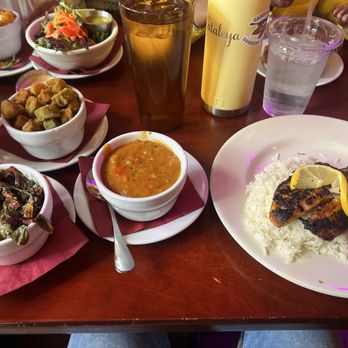 Nola Jane Restaurant & Bar - Collard Greens, Fried Okra, Etouffe, Blackened Catfish, Maque Choux, Side Salad. - Cajun/Creole Near Me - Denver, Colorado Nola Jane Restaurant & Bar - Collard Greens, Fried Okra, Etouffe, Blackened Catfish, Maque Choux, Side Salad. - Cajun/Creole Near Me - Denver, Colorado