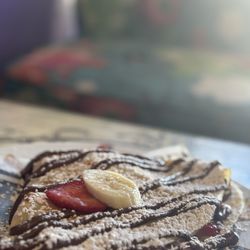 Cafe Crepes De SLO - Strawberry Banana Nutella Crepe
