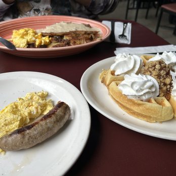 Molly's Souper - Apple waffle. Country fried steak. - Breakfast & Brunch Near Me - Upland, California
