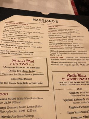 Menu photo 8 Maggiano's Little Italy Atlanta, GA Menu photo 8 Maggiano's Little Italy Atlanta, GA