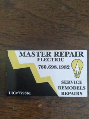 Master Repair Electric Logo