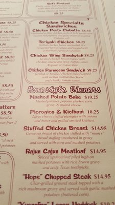 Menu photo 1 Hops and Barley Luzerne, PA