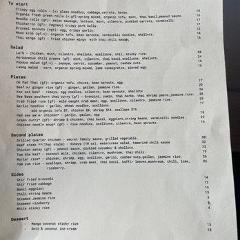 La ong - Menu - Thai Near Me - Beverly Hills, California La ong - Menu - Thai Near Me - Beverly Hills, California