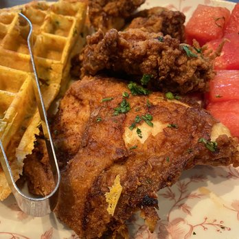 Yardbird - Chicken watermelon and waffles - Southern Near Me - Dallas, Texas Yardbird - Chicken watermelon and waffles - Southern Near Me - Dallas, Texas