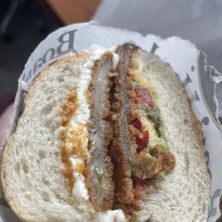 Tommy's Deli & Cafe - Absolutely disgusting- rock solid and un-eatable