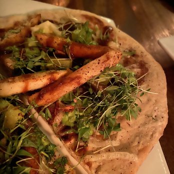 Williams & Graham - Vegan chikn' cheez flatbread. - American Near Me - Denver, Colorado Williams & Graham - Vegan chikn' cheez flatbread. - American Near Me - Denver, Colorado