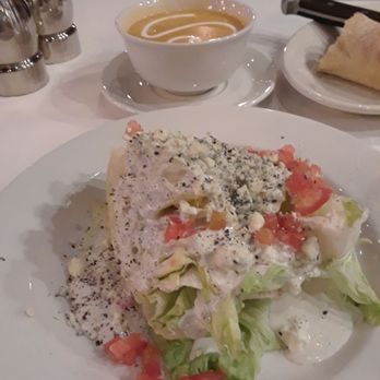 Sullivan's Steakhouse - Appetizer Iceberg Lettuce Wedge and Shrimp Bisque Soup. - Steakhouses Near Me - Anchorage, Alaska Sullivan's Steakhouse - Appetizer Iceberg Lettuce Wedge and Shrimp Bisque Soup. - Steakhouses Near Me - Anchorage, Alaska