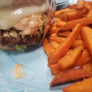 The Burger Temple - Burger and fries. The one w crush potato chips - Juice Bars & Smoothies Near Me - Weehawken, New Jersey The Burger Temple - Burger and fries. The one w crush potato chips - Juice Bars & Smoothies Near Me - Weehawken, New Jersey