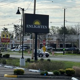 Sign in front of store
