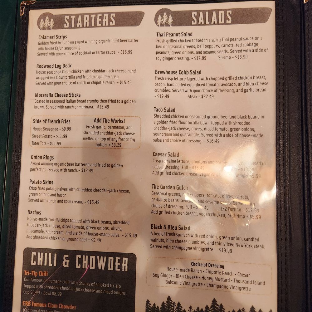 Eel River Brewing - Menu - Pubs Near Me - Fortuna, California
