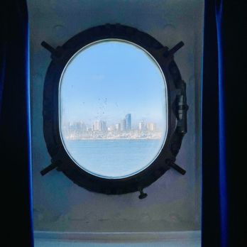 The Queen Mary - Our window. There were two windows. - Hotels Near Me - Long Beach, California The Queen Mary - Our window. There were two windows. - Hotels Near Me - Long Beach, California