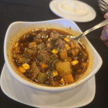 Levantine Grill - Lamb vegetable soup - Mediterranean Near Me - Novi, Michigan