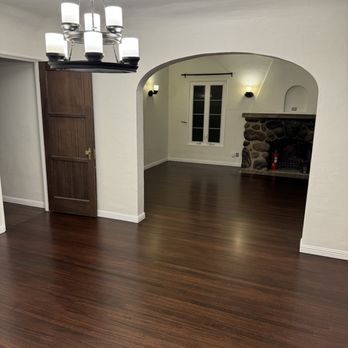 Hardwood Floor Specialist - Brazilian cherry - stained "Spiced Brown" - Flooring Near Me - Rosemead, California