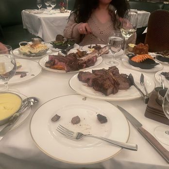 Don's Prime - Tomahawk, Porter Ranch, mashed potatoes, asparagus - Steakhouses Near Me - Las Vegas, Nevada