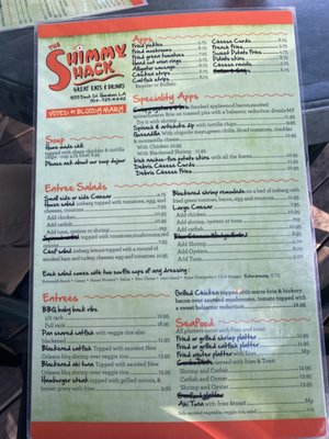 Menu photo 6 The Shimmy Shack New Orleans, LA Menu photo 6 The Shimmy Shack New Orleans, LA