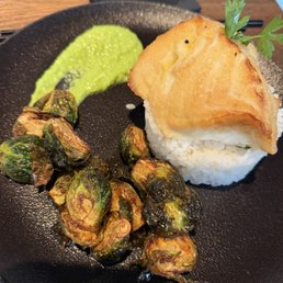 Miso Sea Bass and Brussels Miso Sea Bass and Brussels