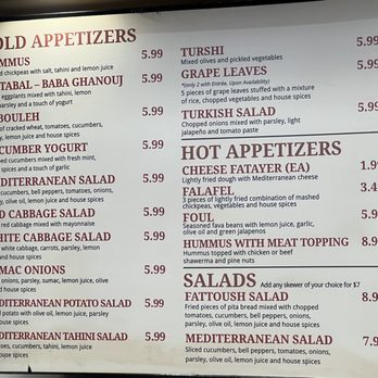 Kabab Crush - Menu - Mediterranean Near Me - Corona, California Kabab Crush - Menu - Mediterranean Near Me - Corona, California
