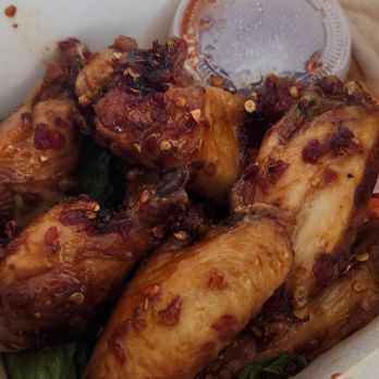 Pho Rice & Roll'd - Spicy wings- appetizer. Not spicy at all :( - Vietnamese Near Me - Tracy, California Pho Rice & Roll'd - Spicy wings- appetizer. Not spicy at all :( - Vietnamese Near Me - Tracy, California