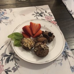 Homemade chocolates with bacon, sea salt and toasted coconut