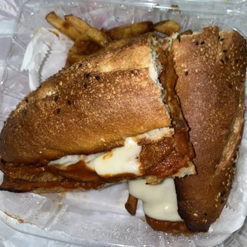 Pauloluigi To Go - Eggplant parmigiana sandwich - Italian Near Me - Miami, Florida Pauloluigi To Go - Eggplant parmigiana sandwich - Italian Near Me - Miami, Florida