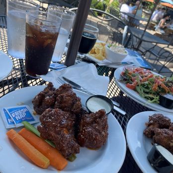 Blue Mountain Brewery - Thai wings, BBQ wings, house salad, sweet onion and goat cheese dip and French fries along with a Dark hollow which is always awesome - Brewpubs Near Me - Afton, Virginia Blue Mountain Brewery - Thai wings, BBQ wings, house salad, sweet onion and goat cheese dip and French fries along with a Dark hollow which is always awesome - Brewpubs Near Me - Afton, Virginia