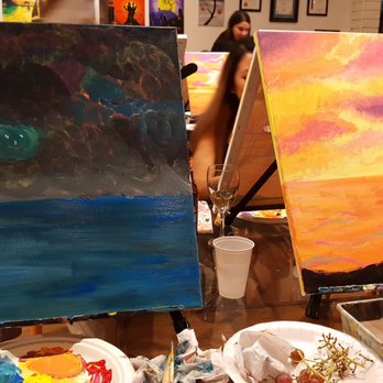 Inspired Art Wine - Art Classes Near Me - Costa Mesa, California