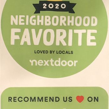 SF Sugaring - 2020 Neighborhood's Favorite Window Decal - Sugaring Near Me - San Francisco, California