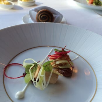 Per Se - "Terrine" of Hudson Valley Moulard Duck Foie Gras. "Silken butter" - French Near Me - New York, New York