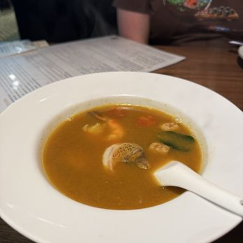 Star Leaf - tom yum. hell no! tasted like limey seafood minestrone. // ig: @nigirigirlsforever - Asian Fusion Near Me - Pasadena, California