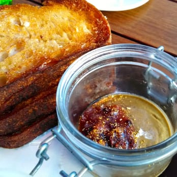 SPQR - Chicken liver mousse (w/ pear marmellata. $12) - 4.5 stars (Saturday dinner 2014-03-15) - Italian Near Me - San Francisco, California SPQR - Chicken liver mousse (w/ pear marmellata. $12) - 4.5 stars (Saturday dinner 2014-03-15) - Italian Near Me - San Francisco, California
