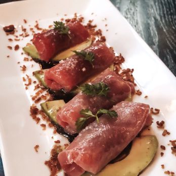 Row 34 - Seaport - Tuna crudo - New American Near Me - Boston, Massachusetts Row 34 - Seaport - Tuna crudo - New American Near Me - Boston, Massachusetts