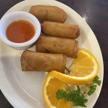 Thai Kitchen - That spring rolls. Looks smaller than the picture but still really good! - Thai Near Me - Idaho Falls, Idaho