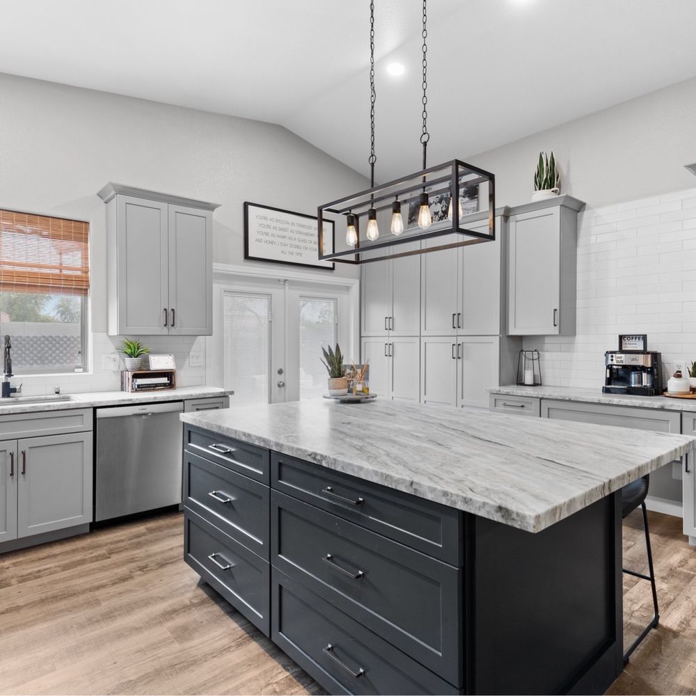 JK Cabinets and Design - Custom island with huge drawer banks. - Cabinetry Near Me - Mesa, Arizona JK Cabinets and Design - Custom island with huge drawer banks. - Cabinetry Near Me - Mesa, Arizona