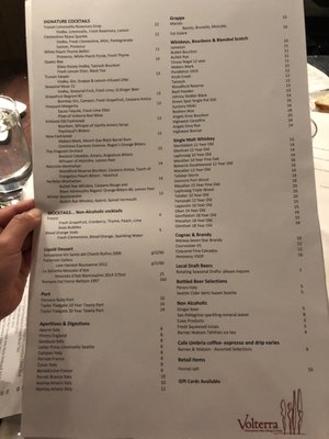 Menu photo 4 Volterra Kirkland, WA