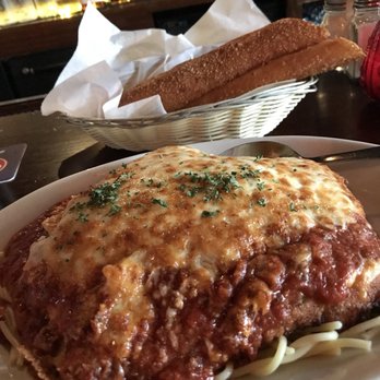 Harry's Bar - Chicken parm bigger than your head!! With salad and garlic bread. $16! - Bars Near Me - Seattle, Washington