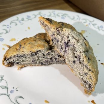 The Little Cake Bakery & Cafe - Blueberry Scone (cross section) - Bakeries Near Me - Commerce, California The Little Cake Bakery & Cafe - Blueberry Scone (cross section) - Bakeries Near Me - Commerce, California