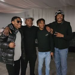 The Reasons Banquet And Events Hall - My uncle and nephews enjoy a photo opp.
