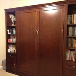 Closed Wall Bed with side bookcase Closed Wall Bed with side bookcase