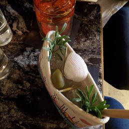 Some sort of Mediterranean themed drink and a Swedish themed one Some sort of Mediterranean themed drink and a Swedish themed one