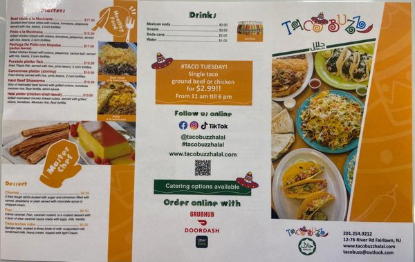 Menu photo 4 Taco Buzz Halal Fair Lawn, NJ