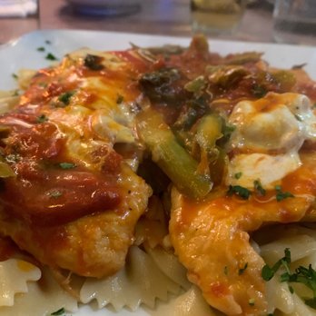 Cornerstone Tavern & Grill - a plate of pasta with chicken and vegetables - Pizza Near Me - Long Valley, New Jersey Cornerstone Tavern & Grill - a plate of pasta with chicken and vegetables - Pizza Near Me - Long Valley, New Jersey